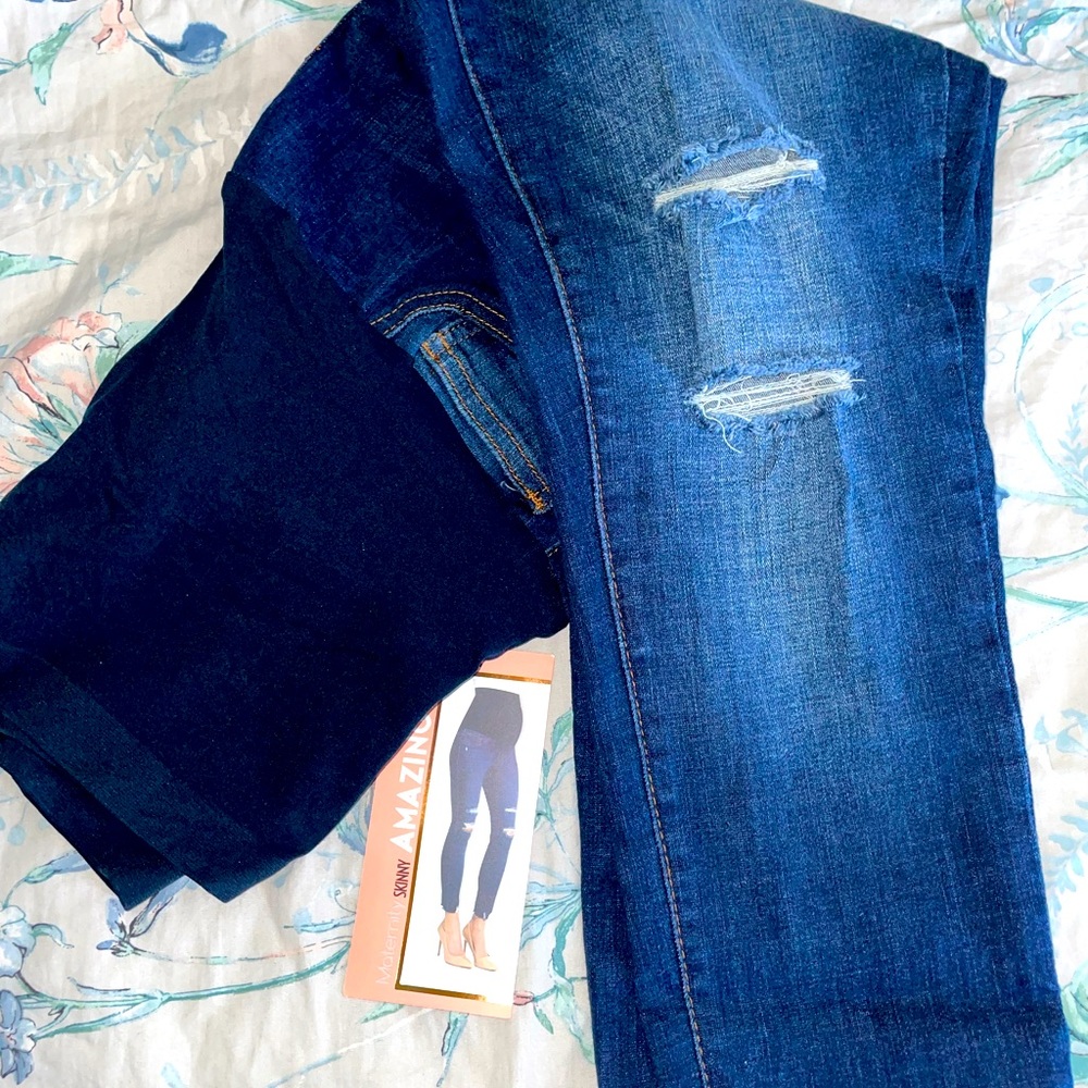 Simple society maternity skinny jeans XL